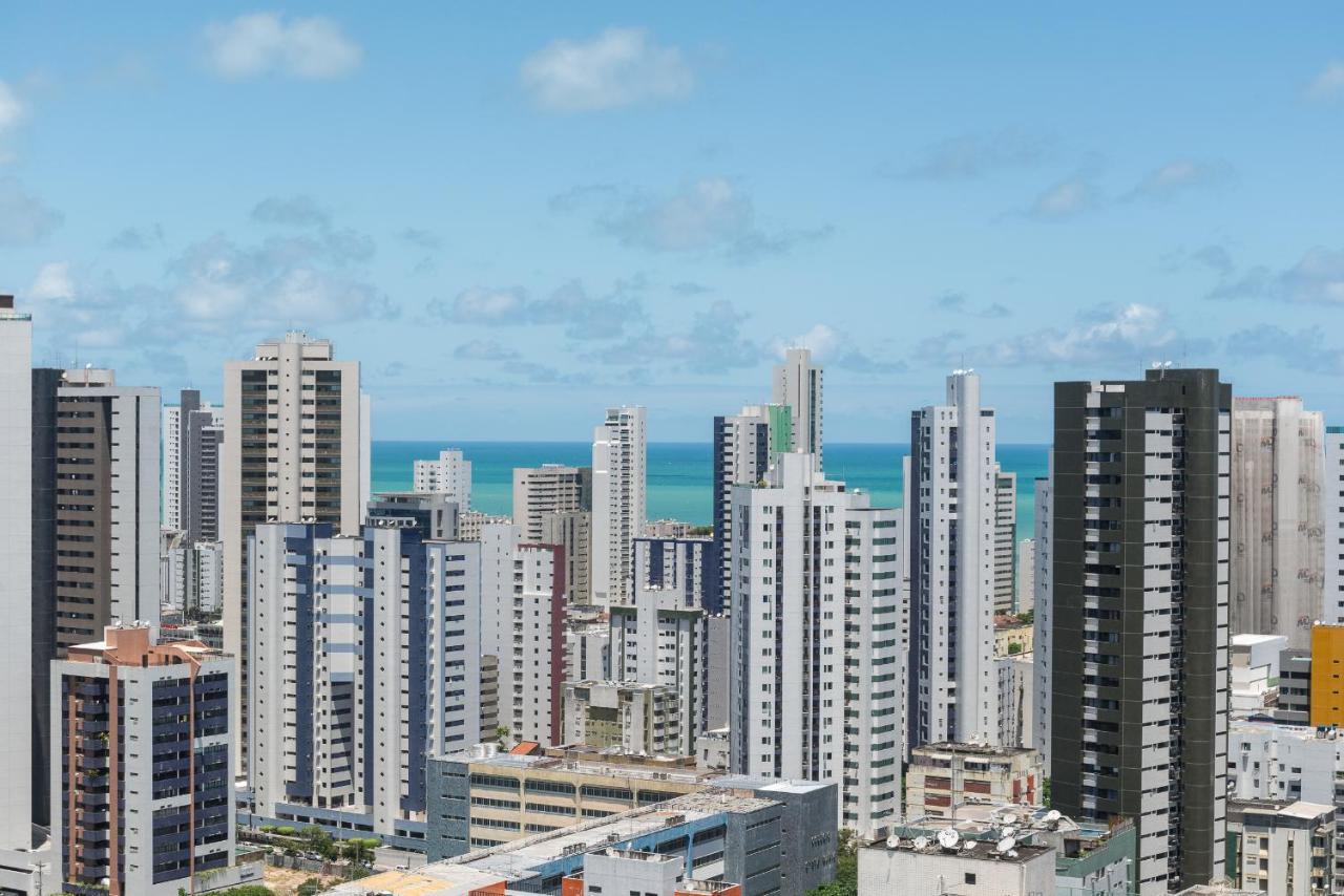 Excelente Flat Em Boa Viagem 2 Quartos Beach Class Ideal Para Familia Ou Viagens De Negocio Nob2104 Recife Eksteriør bilde